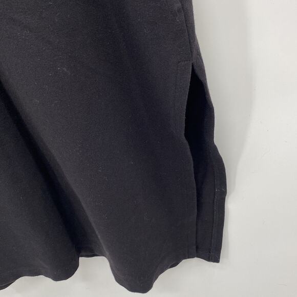 TALBOTS Black Button Side Stretchy Jumper Small - Picture 4 of 7